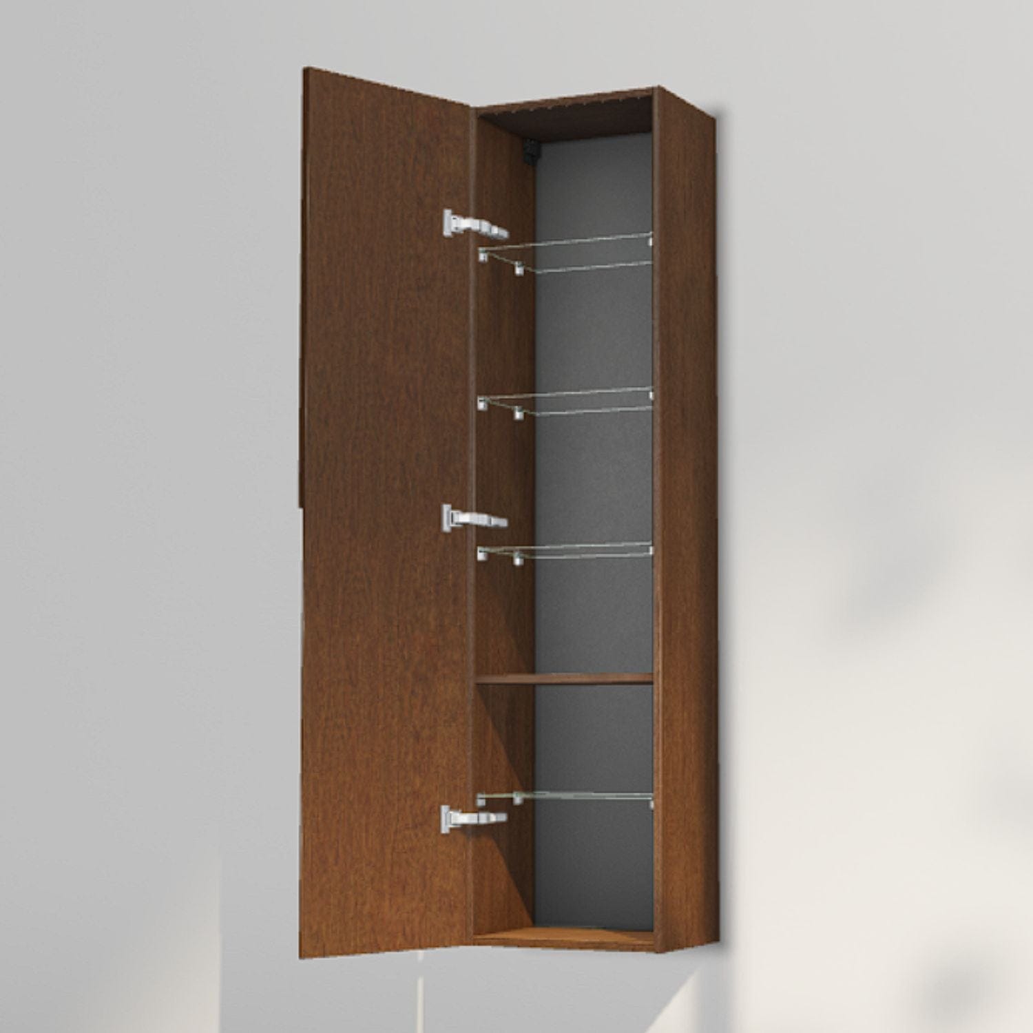 INR Grip 40/30 Høyskap Dark oak / 40cm / Venstre INR Iconic Nordic Rooms Høyskap bad INR-395738V
