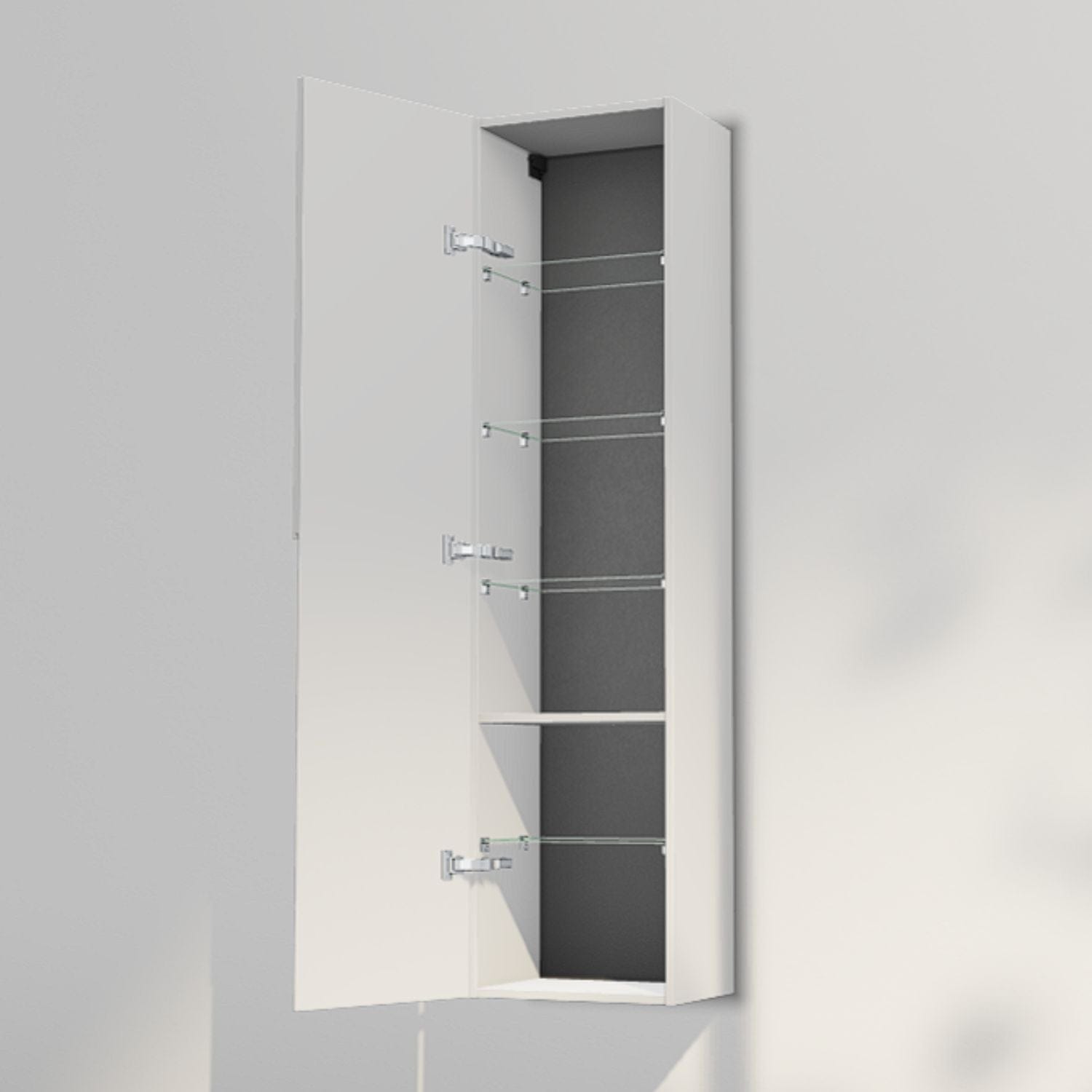 INR Grip 40/30 Høyskap Pure white / 40cm / Venstre INR Iconic Nordic Rooms Høyskap bad INR-395716V