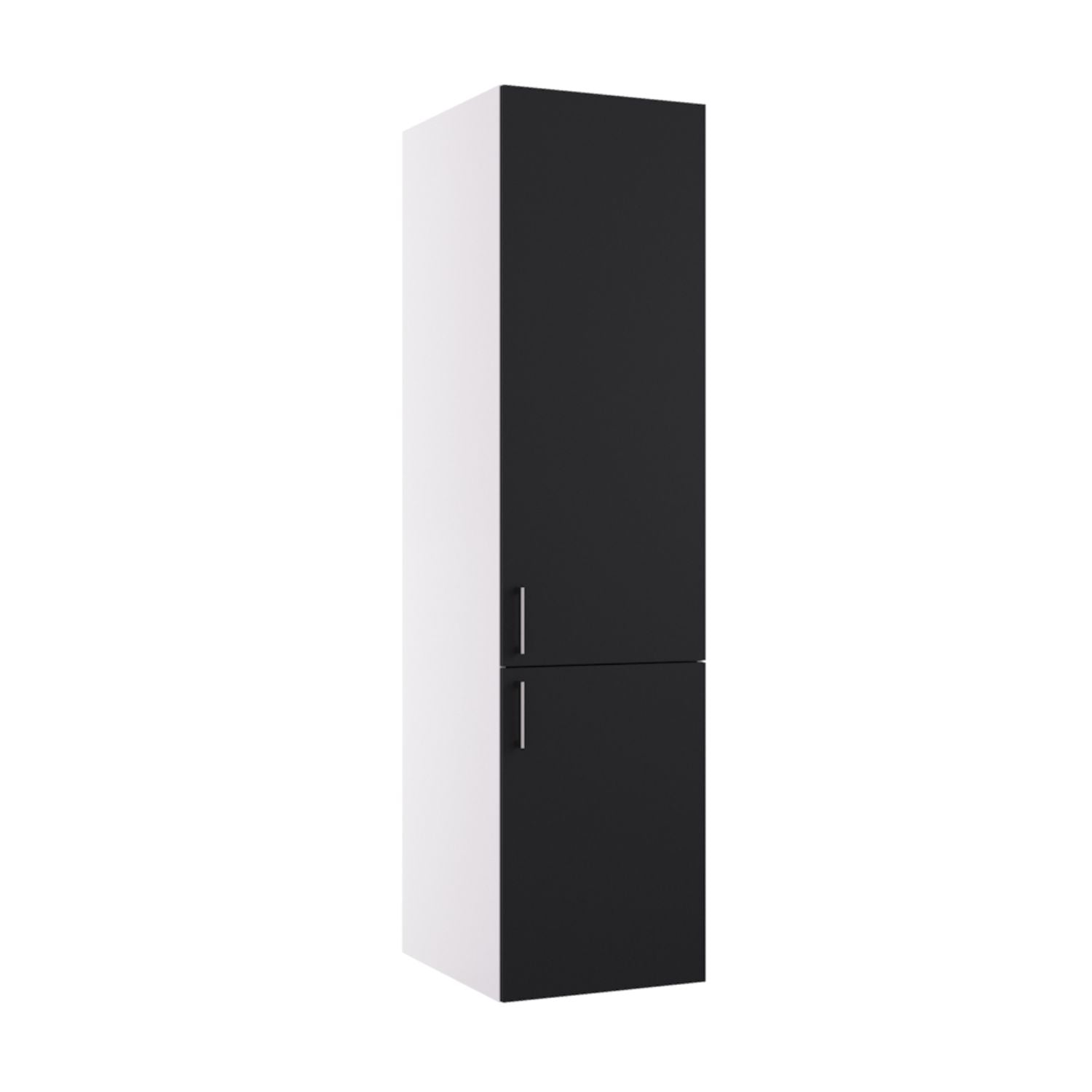 Linn Bad Høyskap for vaskerom Svart matt / 50cm Linn Bad Høyskap vaskerom LB-742105R