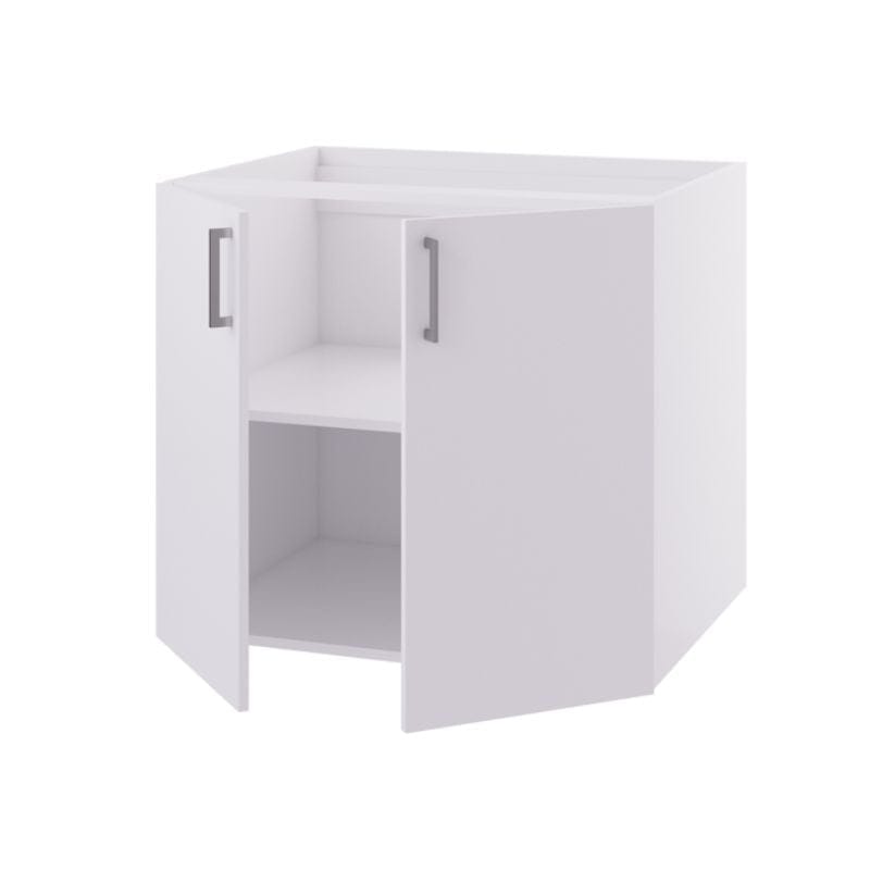 Linn Bad Underskap 2 dører for vaskerom Hvit matt / 80cm Linn Bad Benkeskap vaskerom LB-7008512