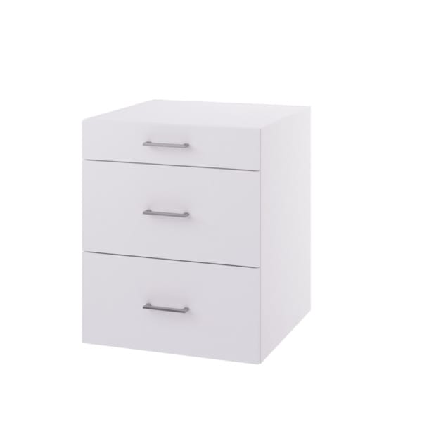 Linn Bad Underskap med Skuffer for vaskerom Hvit matt / 60cm / 3 skuffer Linn Bad Benkeskap vaskerom LB-710406
