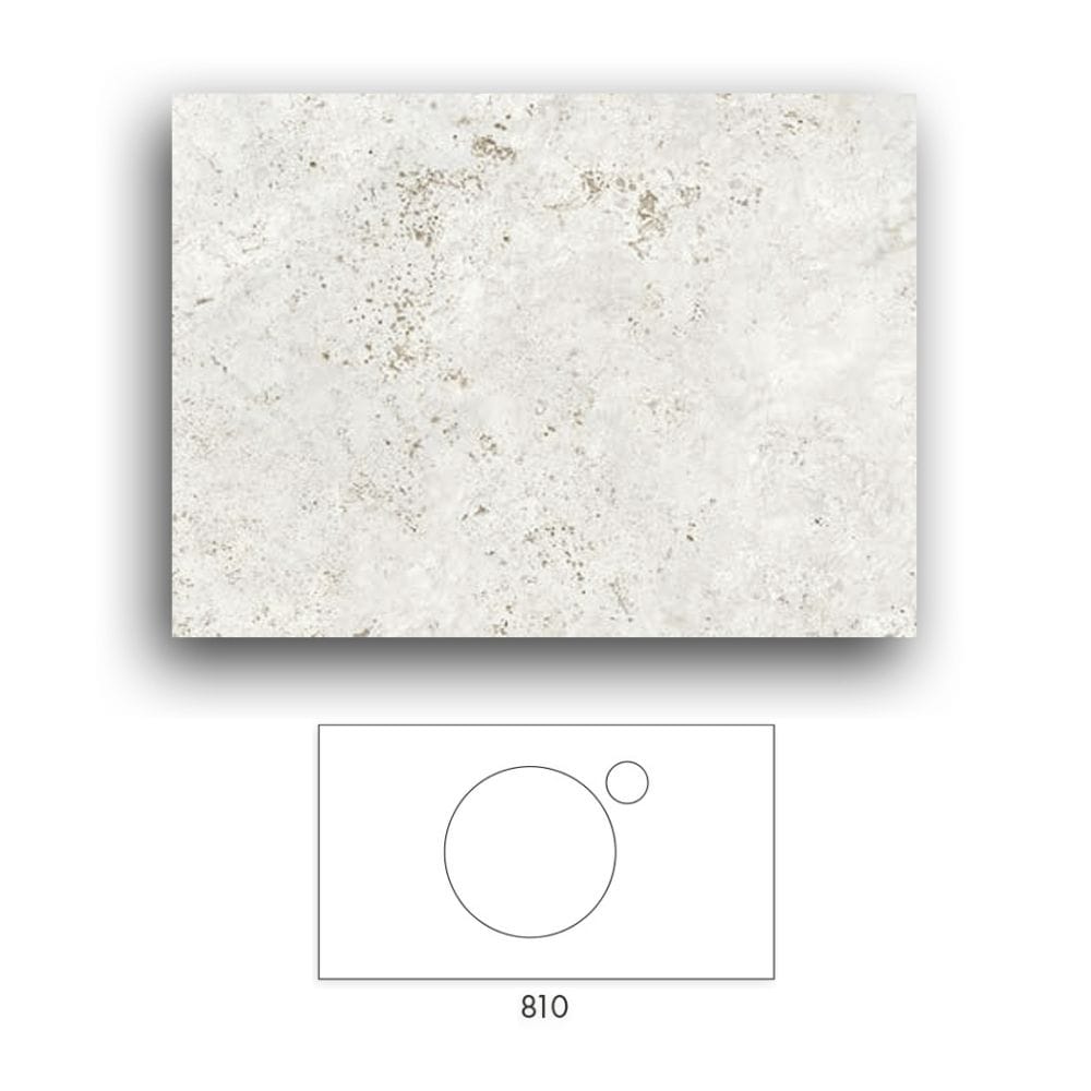 Macro Design Crown+ Dekton Benkeplate Sabbia / 81cm senter Macro Design Benkeplate bad GRO-6133127
