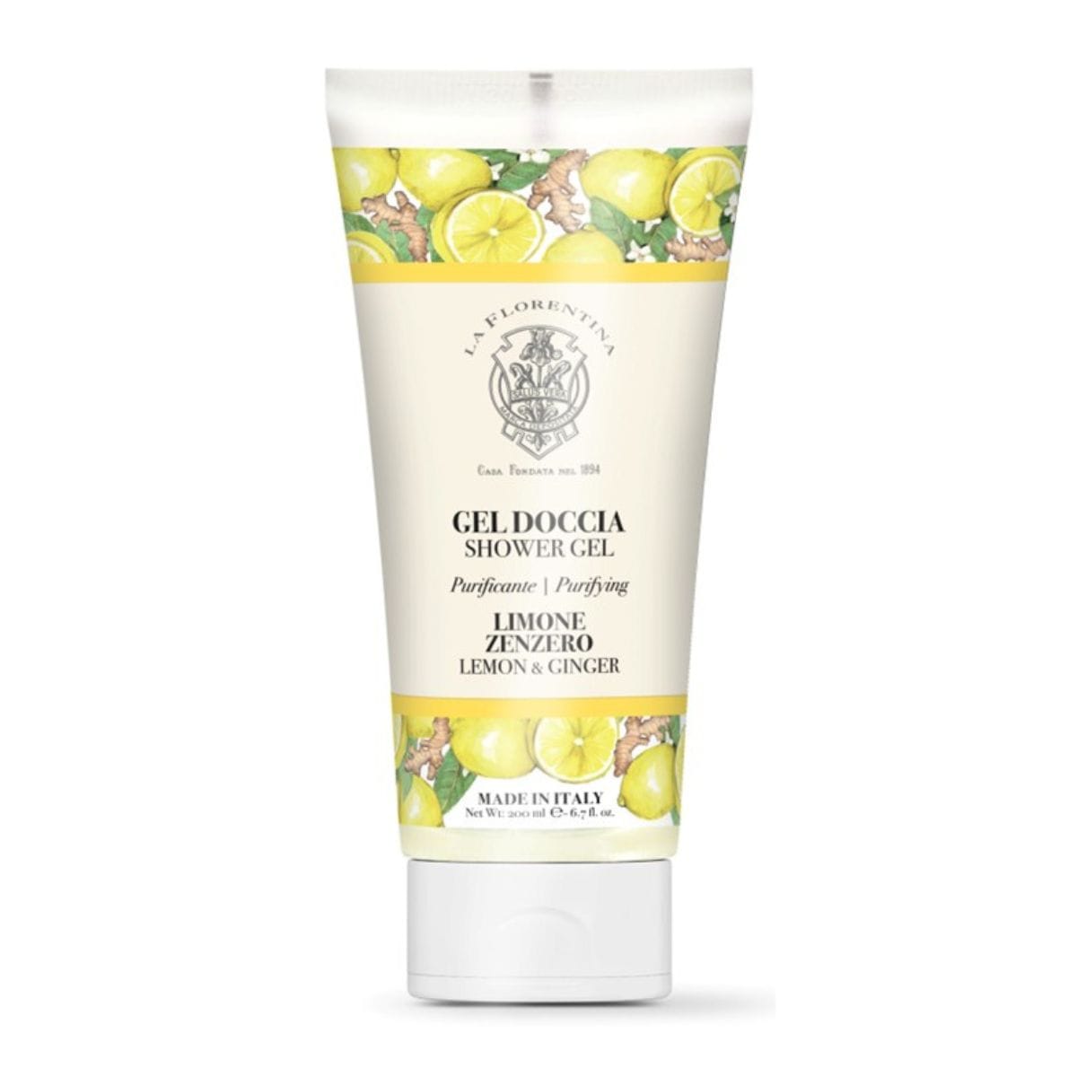 Mario Fissi Dusjgele 200ml Lemon ginger Bad.no Dusjgele TER-MF601131