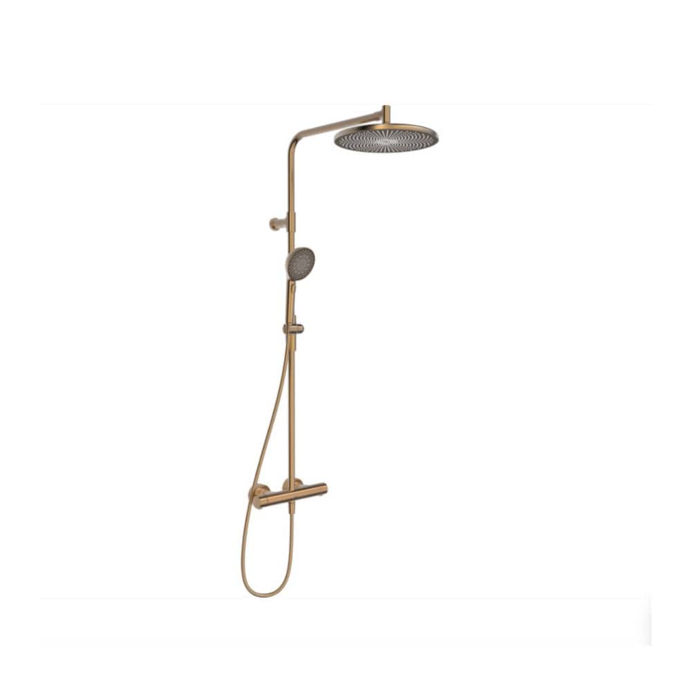 Oras Aurelia Takdusjpakke med termostat 4792 Børstet bronse Oras Armatur Takdusj GRO-1365174