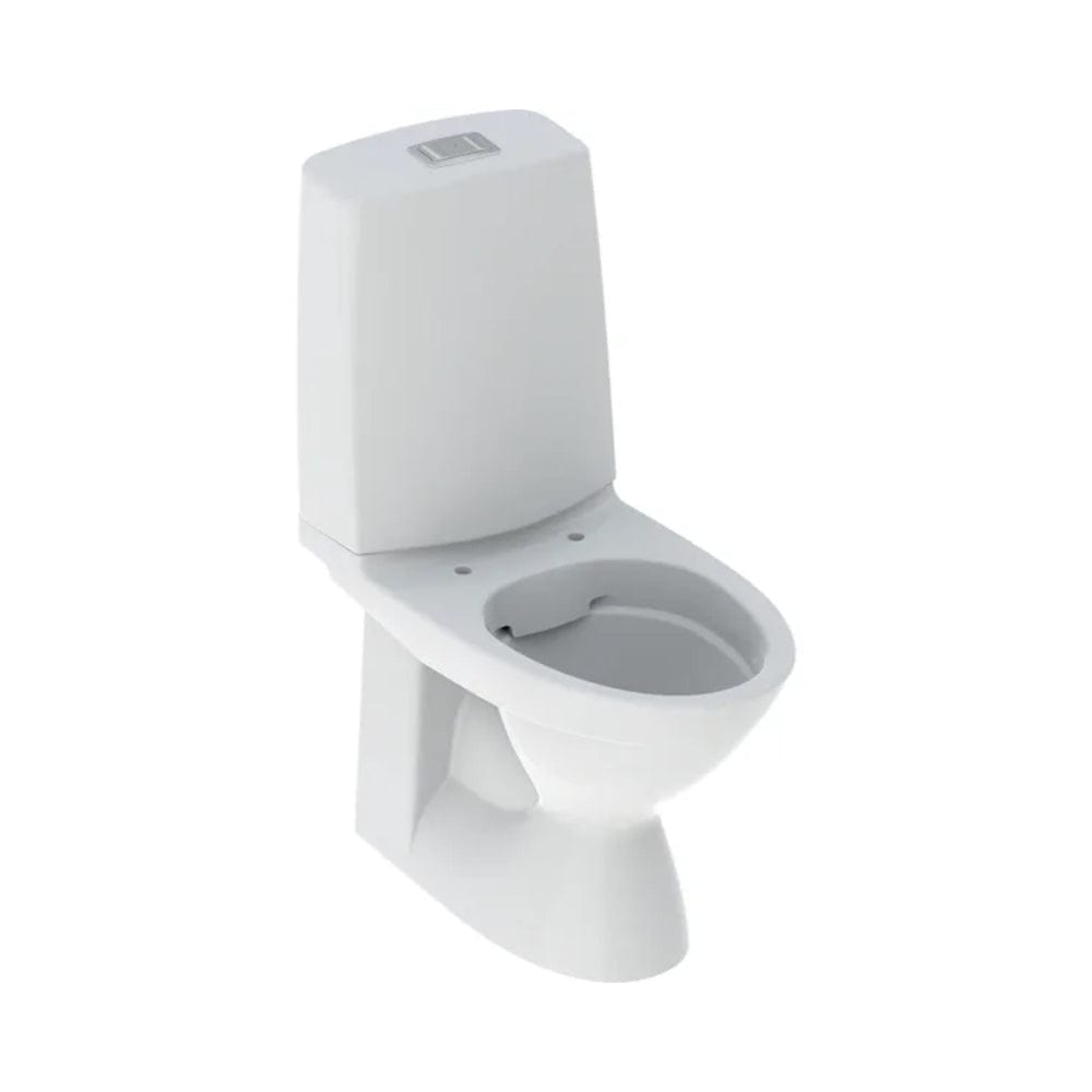Porsgrund Glow 60 Rimfree Toalett skjult S-lås Hvit / Uten skruehull Porsgrund Gulvstående toalett GRO-6002806