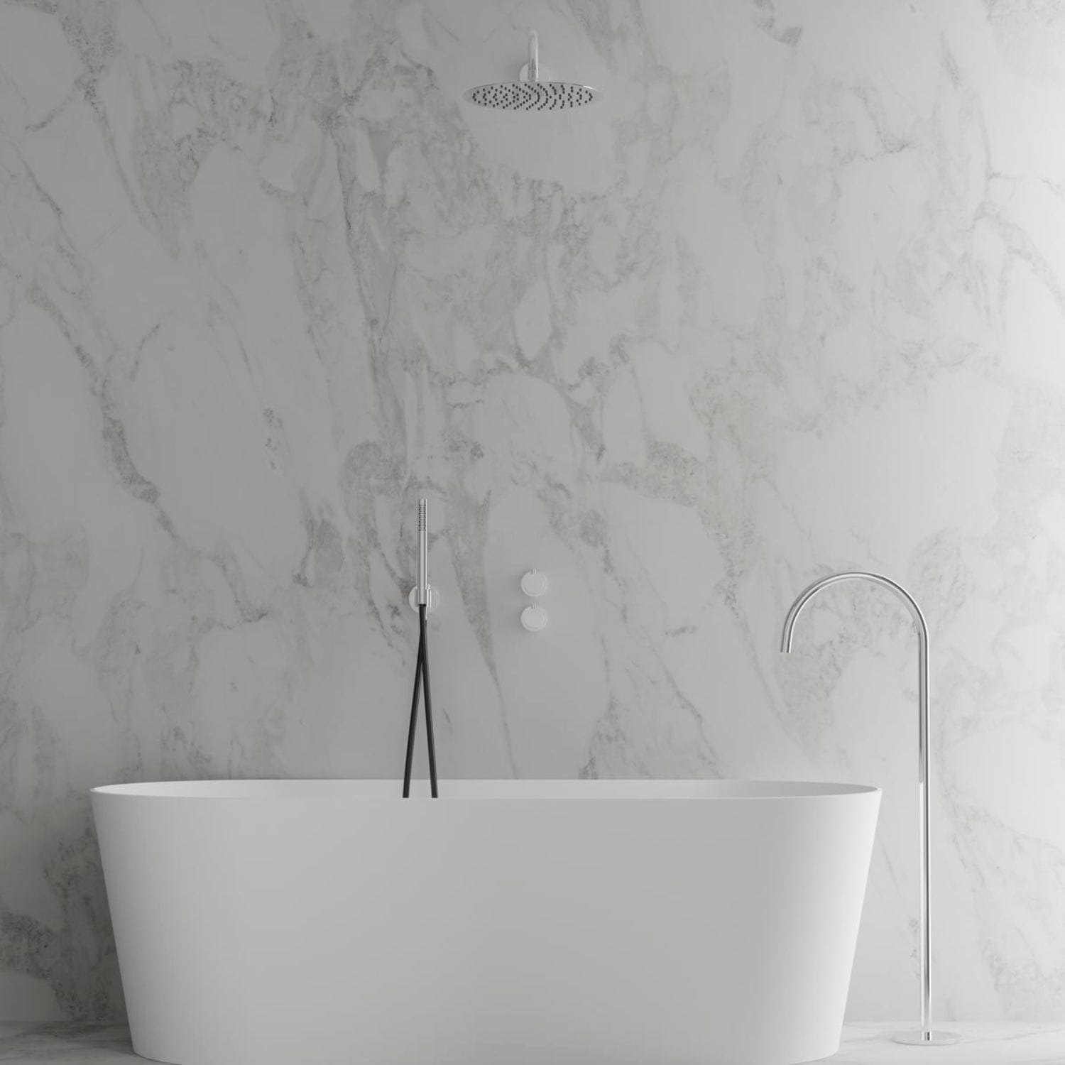 Scandtap Harmonized Bliss 3 Innbygging Dusj Classic Scandtap Blandebatteri innbygging SC-21419