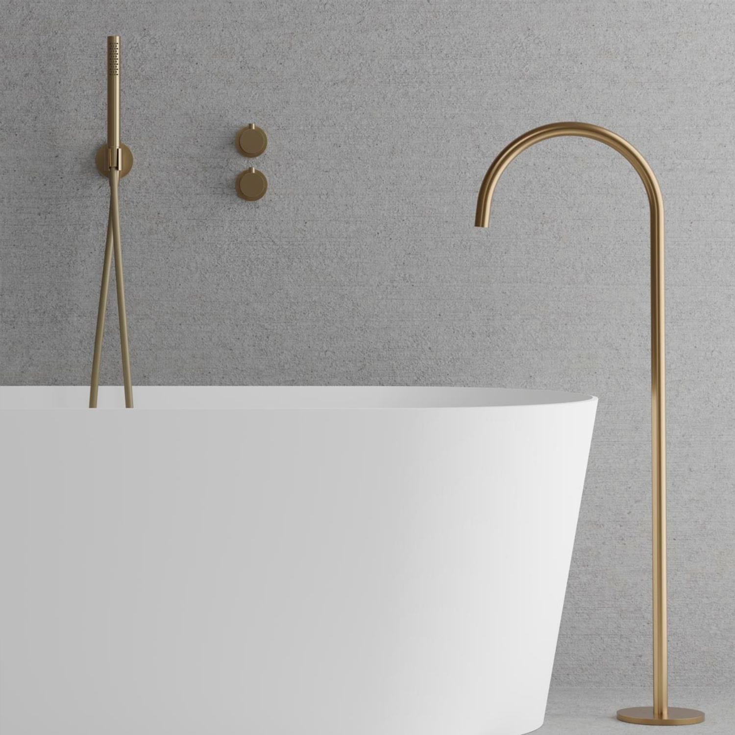 Scandtap Steel Harmonized Bliss 4 Innbygging Dusj Champagne Scandtap Blandebatteri innbygging SC-21421