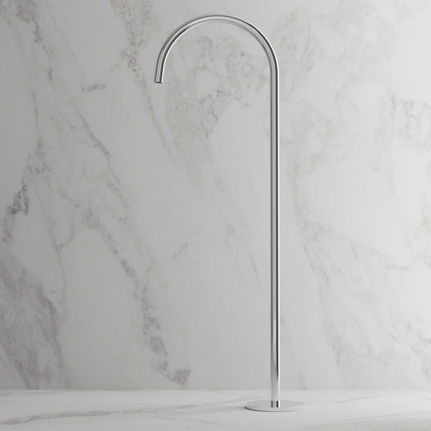 Scandtap Steel Harmonized Gulvmontert Badekartut Classic Scandtap Tilbehør blandebatteri SC-21179