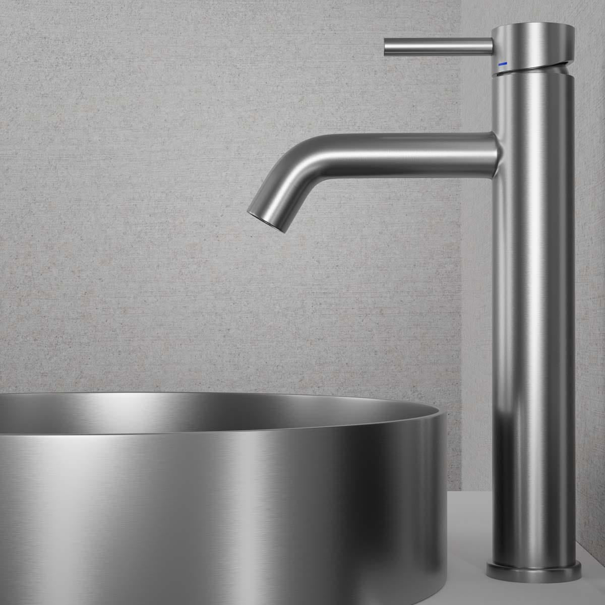 Scandtap Steel Wave High Servantbatteri Original Scandtap Servantbatteri SC-10015
