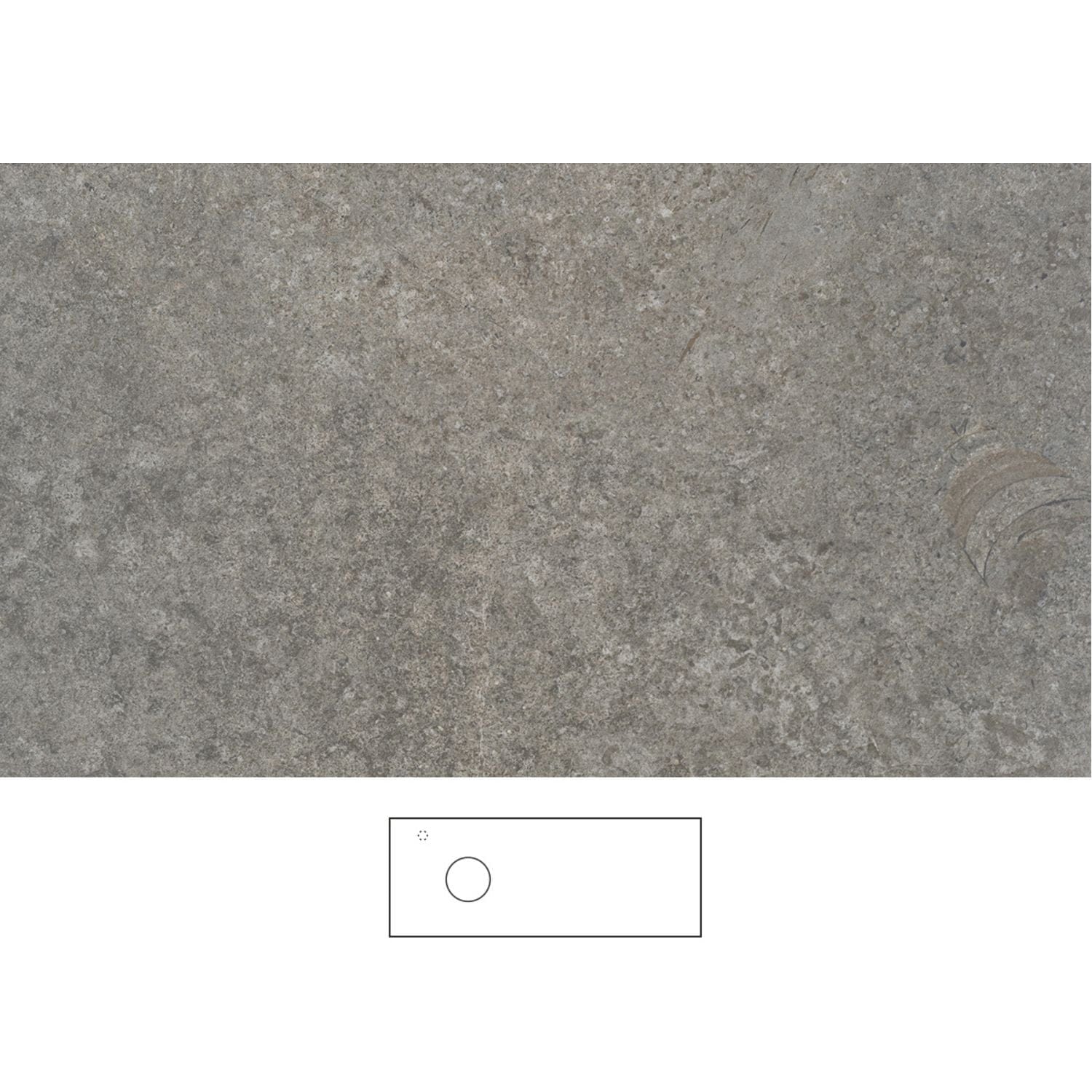 Svedbergs Poem Granittkeramikk Benkeplate Mineral / 120cm venstre / Venstre Svedbergs Benkeplate bad SV-362120V-V