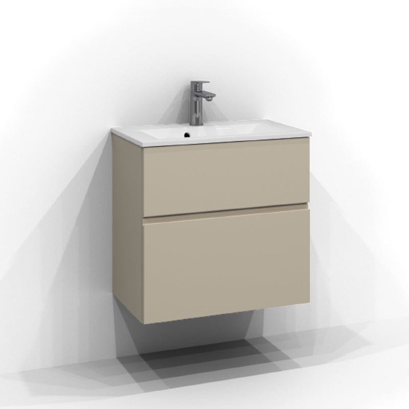 Svedbergs Poem Profil Servantskap D45 med 2 skuffer Sand / 60cm Svedbergs Servantskap SV-3356622
