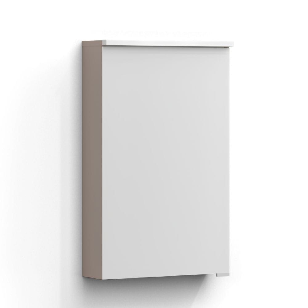 Svedbergs STILLA Speilskap Gråbeige / 45cm / Med servantlys Svedbergs Speilskap SV-25453-TL