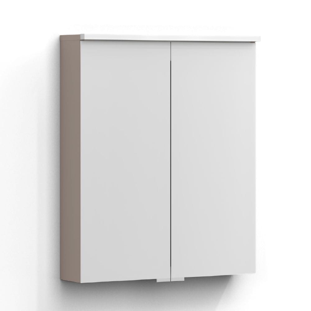 Svedbergs STILLA Speilskap Gråbeige / 60cm / Med servantlys Svedbergs Speilskap SV-25603-TL