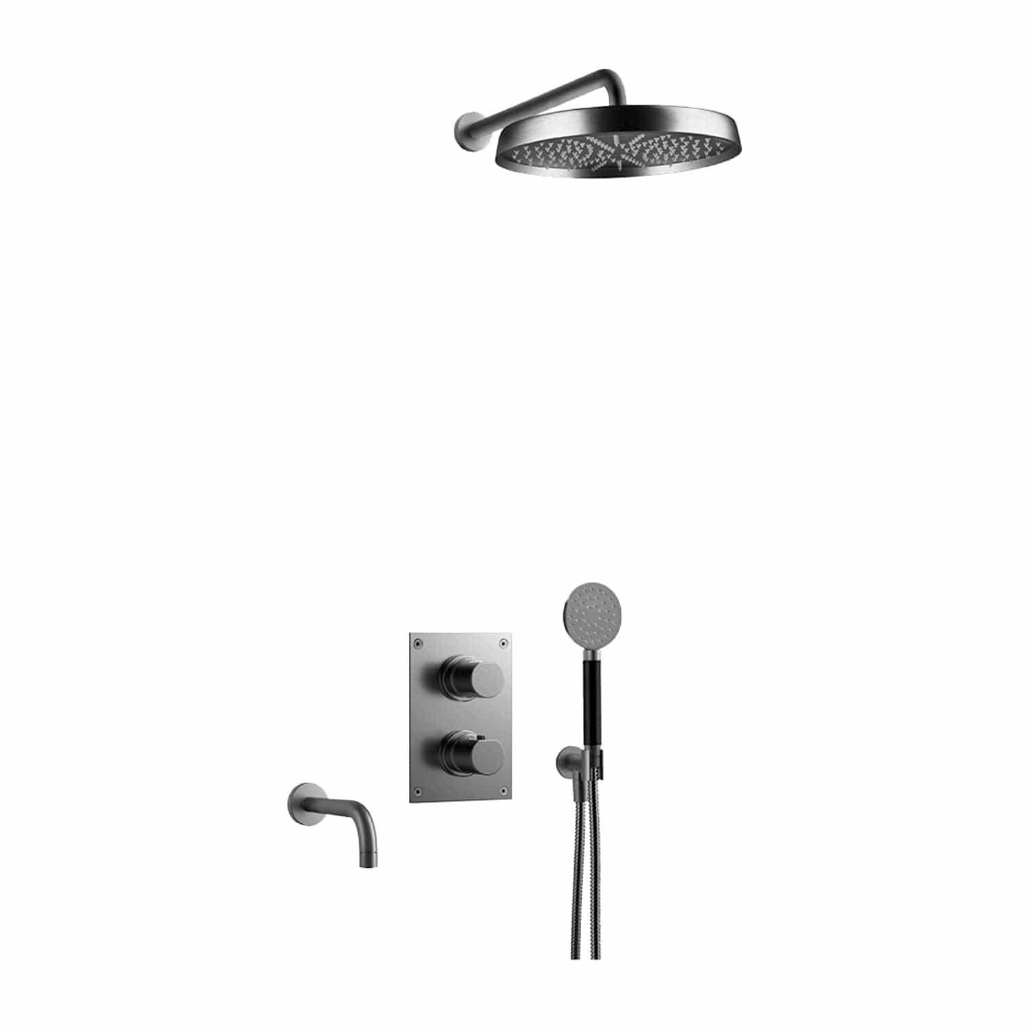 Tapwell ARM7368 ED2 Kjøkkenbatteri Brushed black chrome Tapwell Kjøkkenarmatur TA-9426744