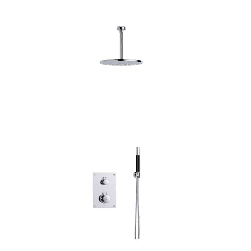 Tapwell BOX7268 Takdusj Innbygging - Takmontert Krom / 200mm / Ø250mm Tapwell Blandebatteri innbygging TA-9424887