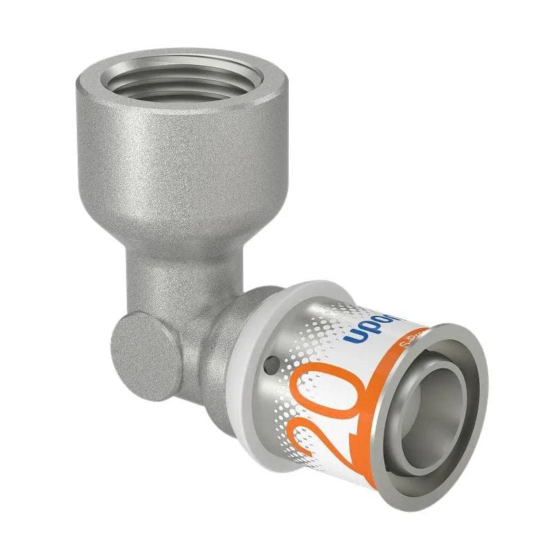 Uponor S-Press Plus Albue med Innvendig gjenge 20mm-1/2" Uponor Albue pressfitting HEI-5114468
