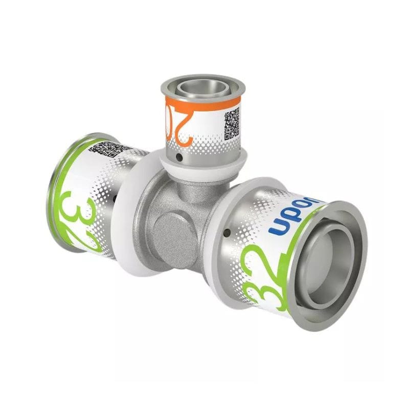 Uponor S-Press Plus T-rør Reduksjon 32-20-32mm Uponor T-rør pressfitting HEI-5114507