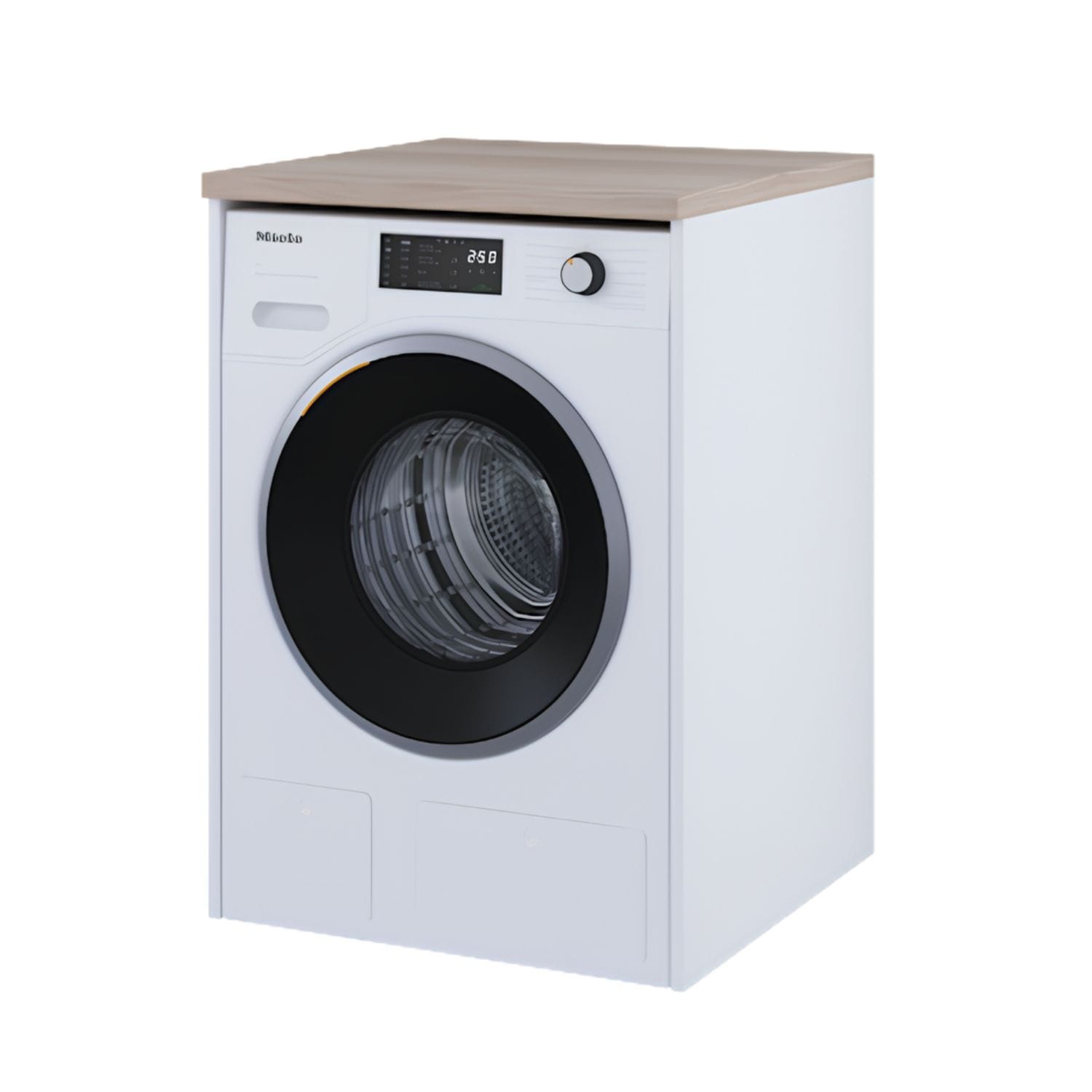 Vaskerom: Linn Bad Dekksidesett til vaskemaskin og tørketrommel Hvit / 60cm Linn Bad Dekkside vaskerom LB-710006
