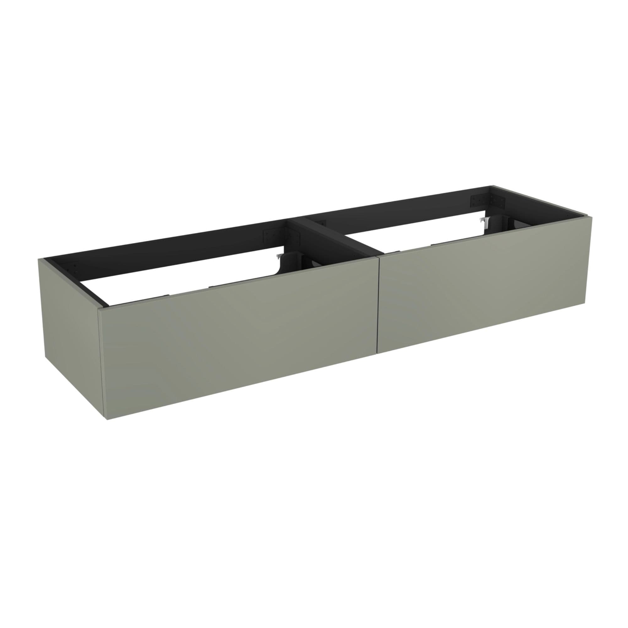 Vikingbad MIE DEMI Trend Servantskap Mål: B(120-180)xH46xD29 cm Oliven / 120cm dobbel VikingBad Servantskap VB-116322