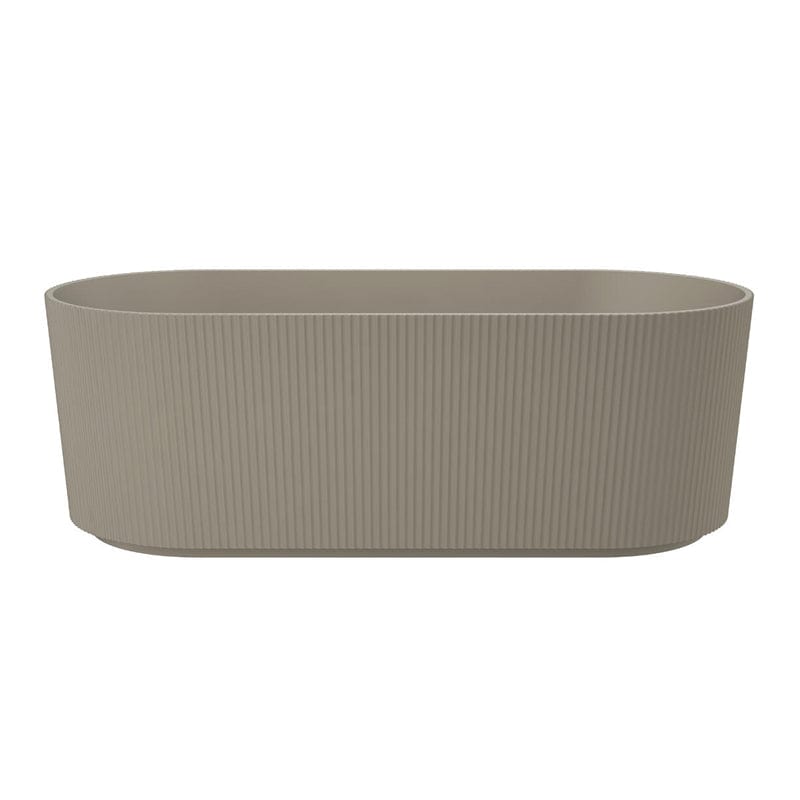 VikingBad MORVIGA Badekar 150 Varm grå-beige matt VikingBad Firkantet badekar VB-017742-05