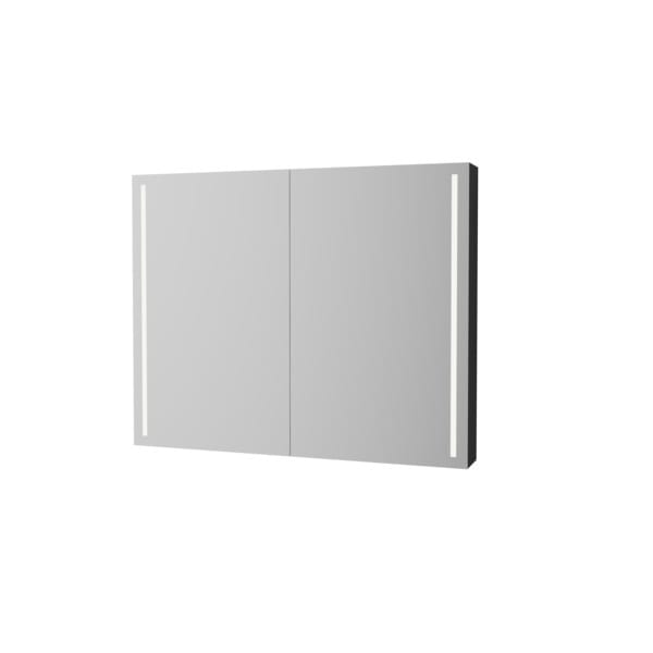 Vikingbad NOOR Speilskap Svart matt / 100cm VikingBad Speilskap VB-119705