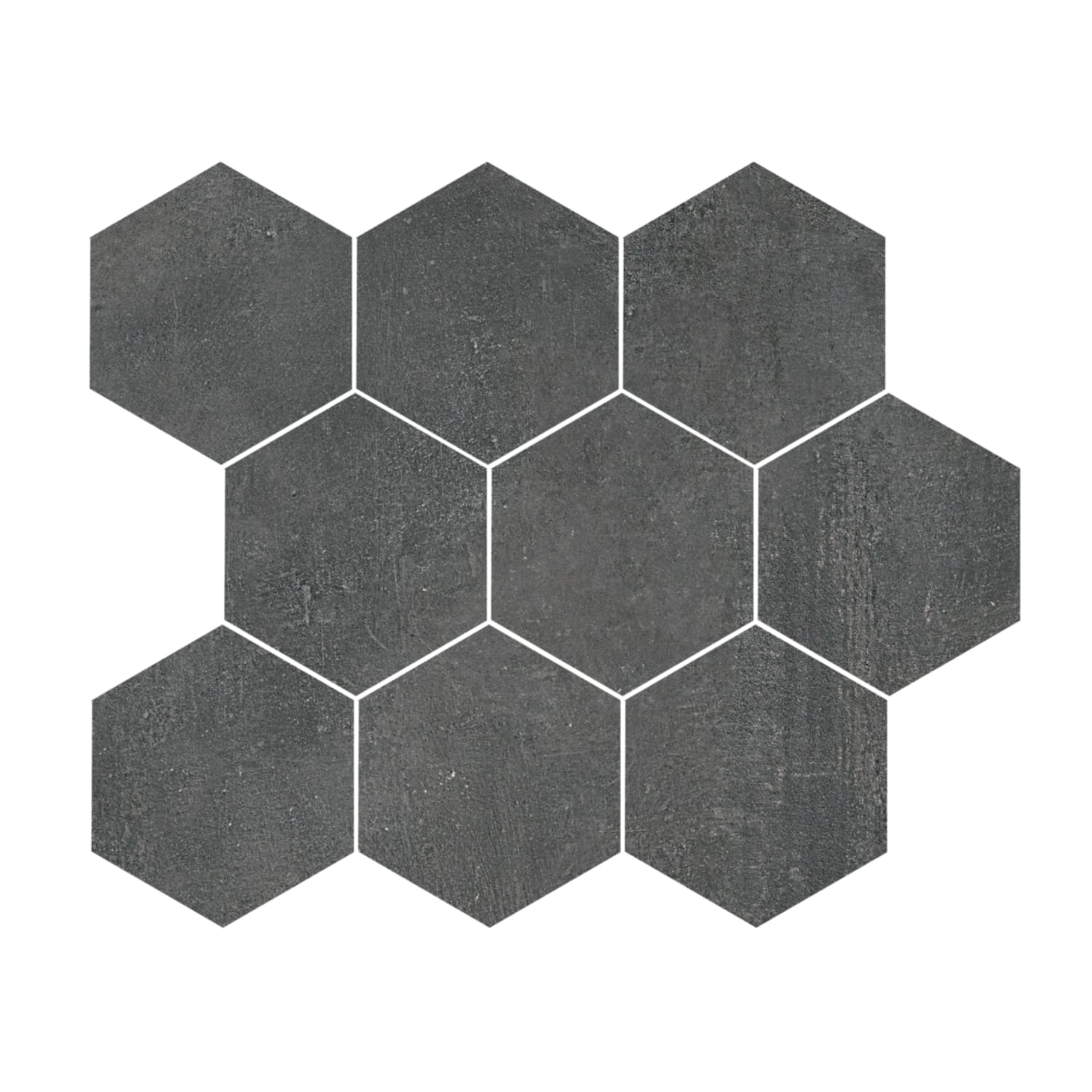 Vikingbad URBAN SPACE Hexagon vegg- / gulvflis Ardesia / 10x10cm VikingBad Fliser VB-117439