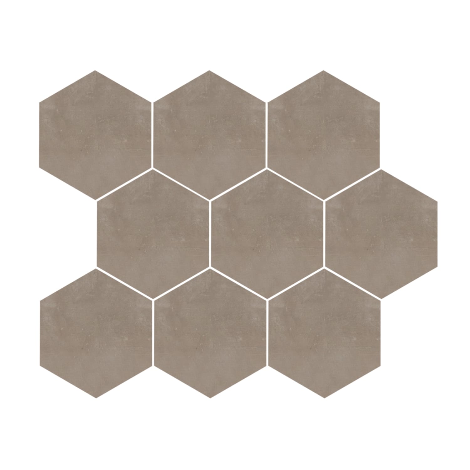 Vikingbad URBAN SPACE Hexagon vegg- / gulvflis Bronzo / 10x10cm VikingBad Fliser VB-117438