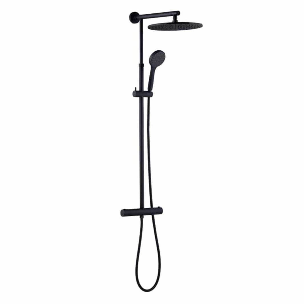 A-collection Azur Takdusj Ø30cm - komplett Svart matt A-collection Takdusj AH-4501558