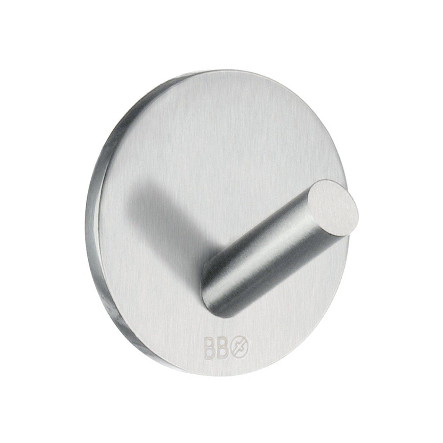 Beslagsboden Krok 1080 - selvklebende Matt krom Beslagsboden Knagger SM-B1080