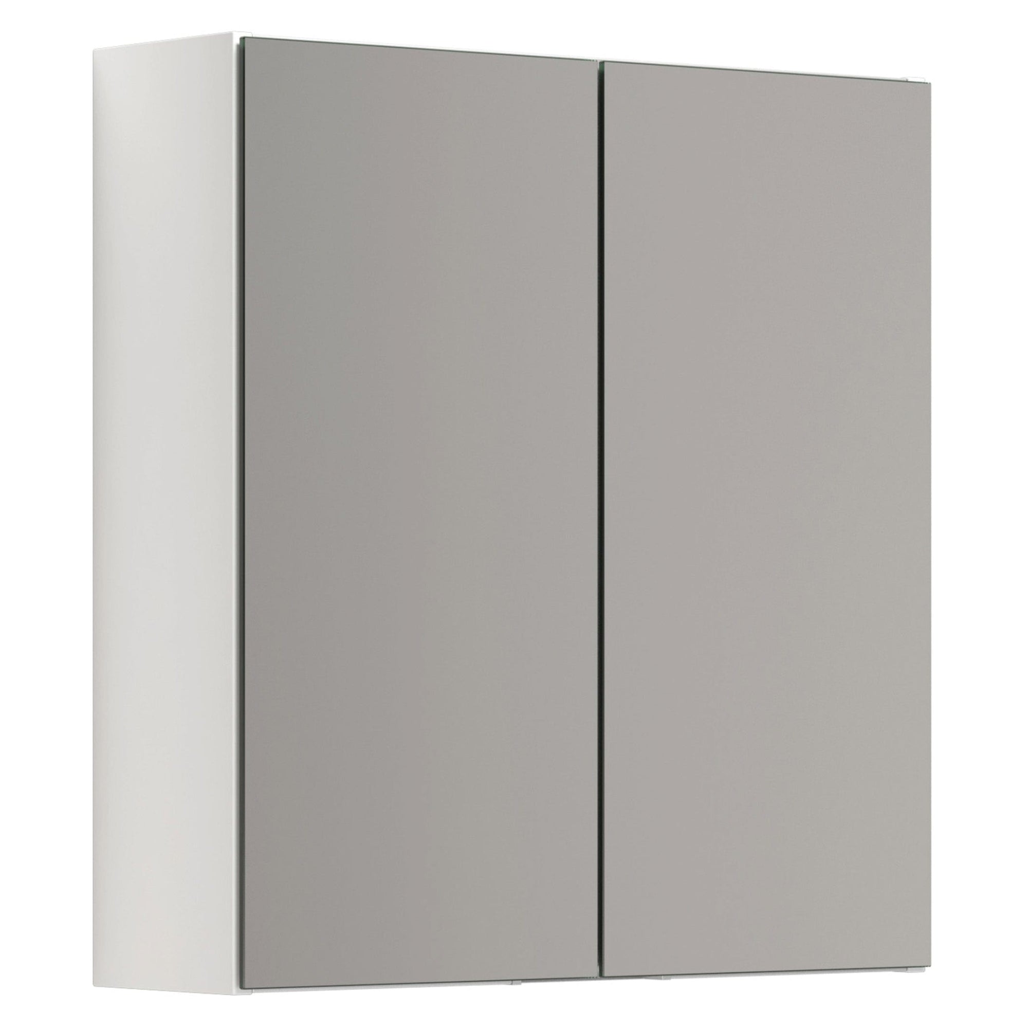 Dansani Mido+ Select Speilskap uten lamper B50-120xH64cm Hvit høyglans / 60cm Dansani Speilskap DA-S676-112