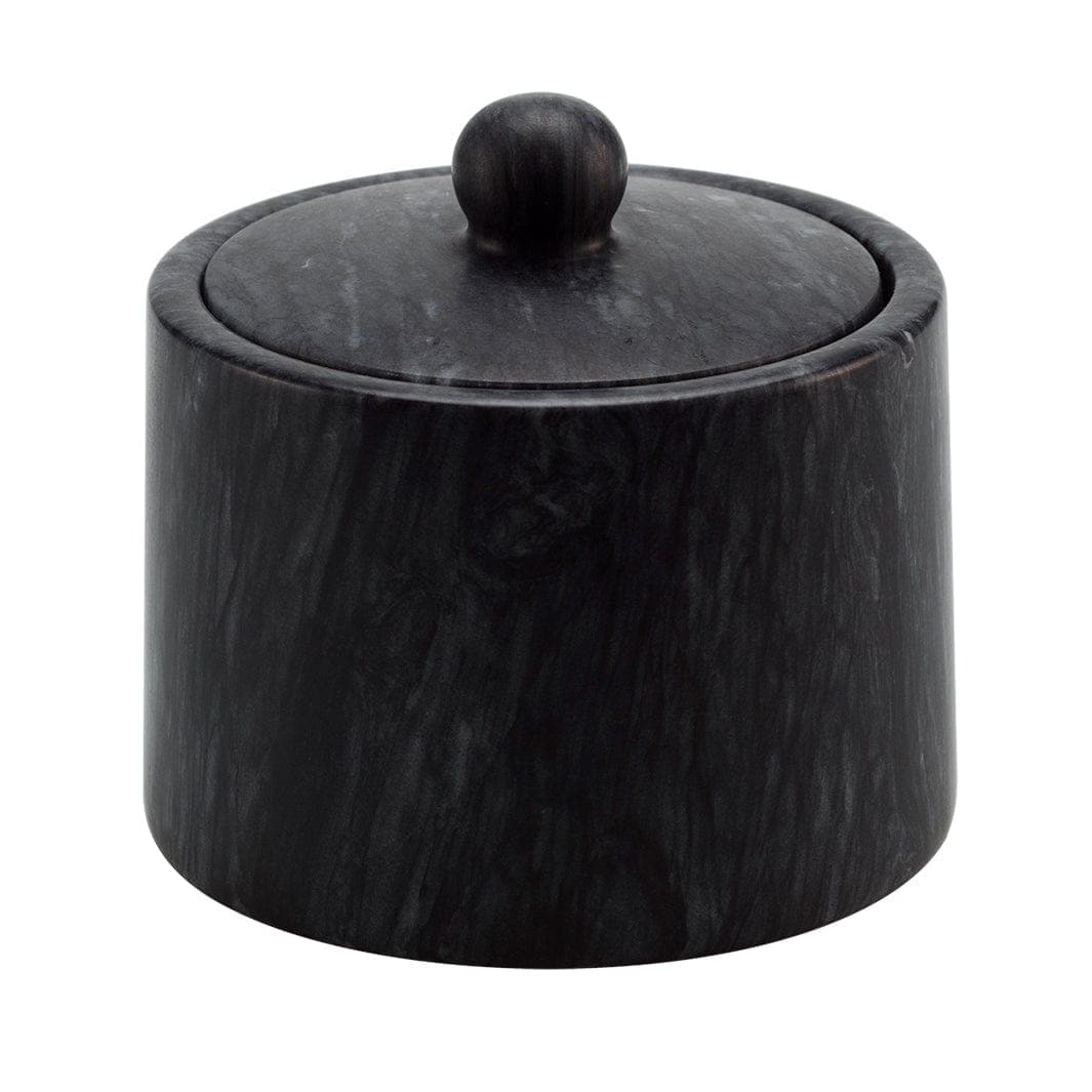 Esbada Marmor bomullskrukke Svart Esbada Diverse baderomstilbehør CO-L445112