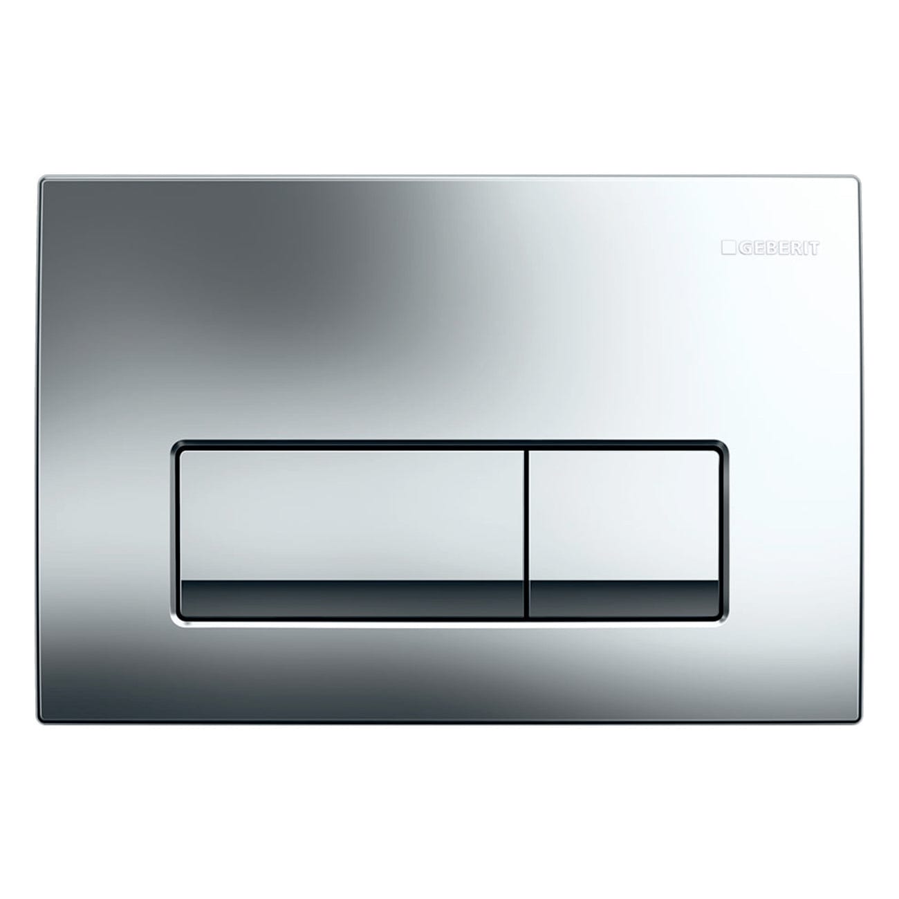 Geberit Delta 50 Betjeningsplate Dobbelskyll Krom Geberit Betjeningsplate og trykknapper GRO-6166374