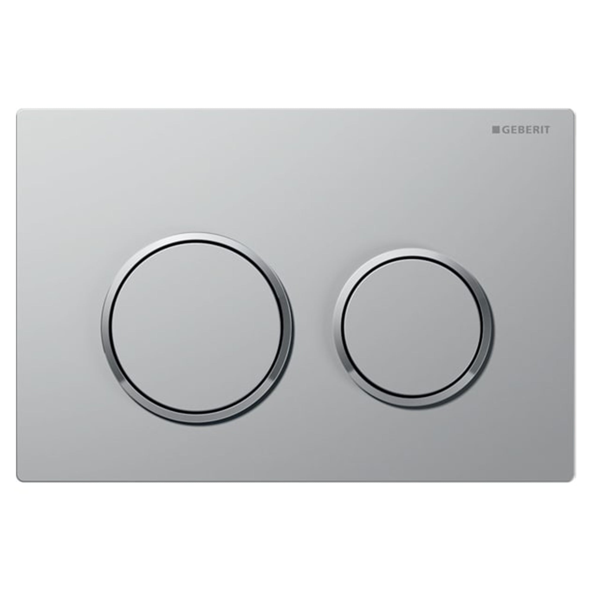 Geberit Omega 20 Betjeningsplate Matt krom / Krom Geberit Betjeningsplate og trykknapper GE-6166055