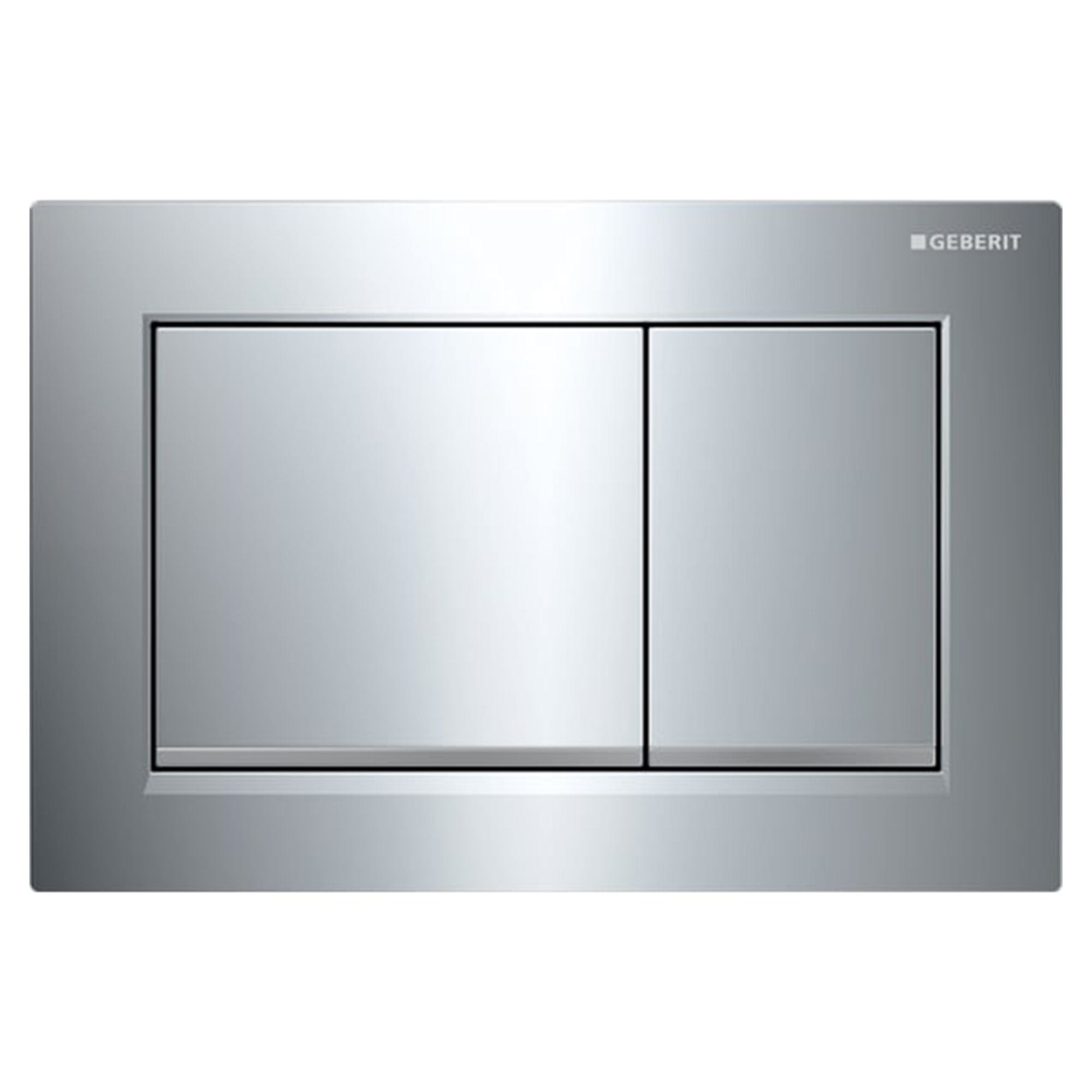 Geberit Omega 30 Betjeningsplate Krom Geberit Betjeningsplate og trykknapper GE-6166056