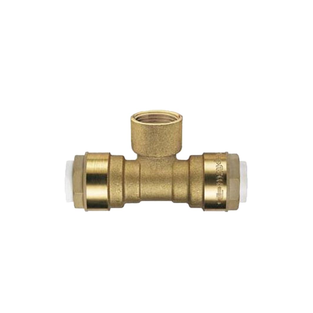 Høiax Push T-rør 15mmx1/2"x15mm Høiax Rørdeler tappevann HO-5125407