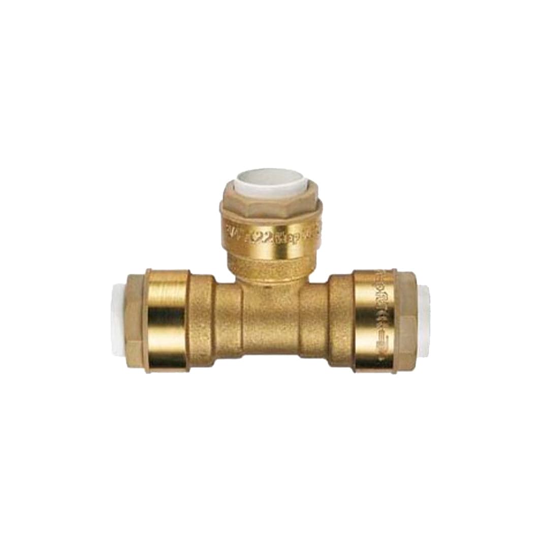 Høiax Push T-rør 15x15x15mm Høiax Rørdeler tappevann HO-5125397