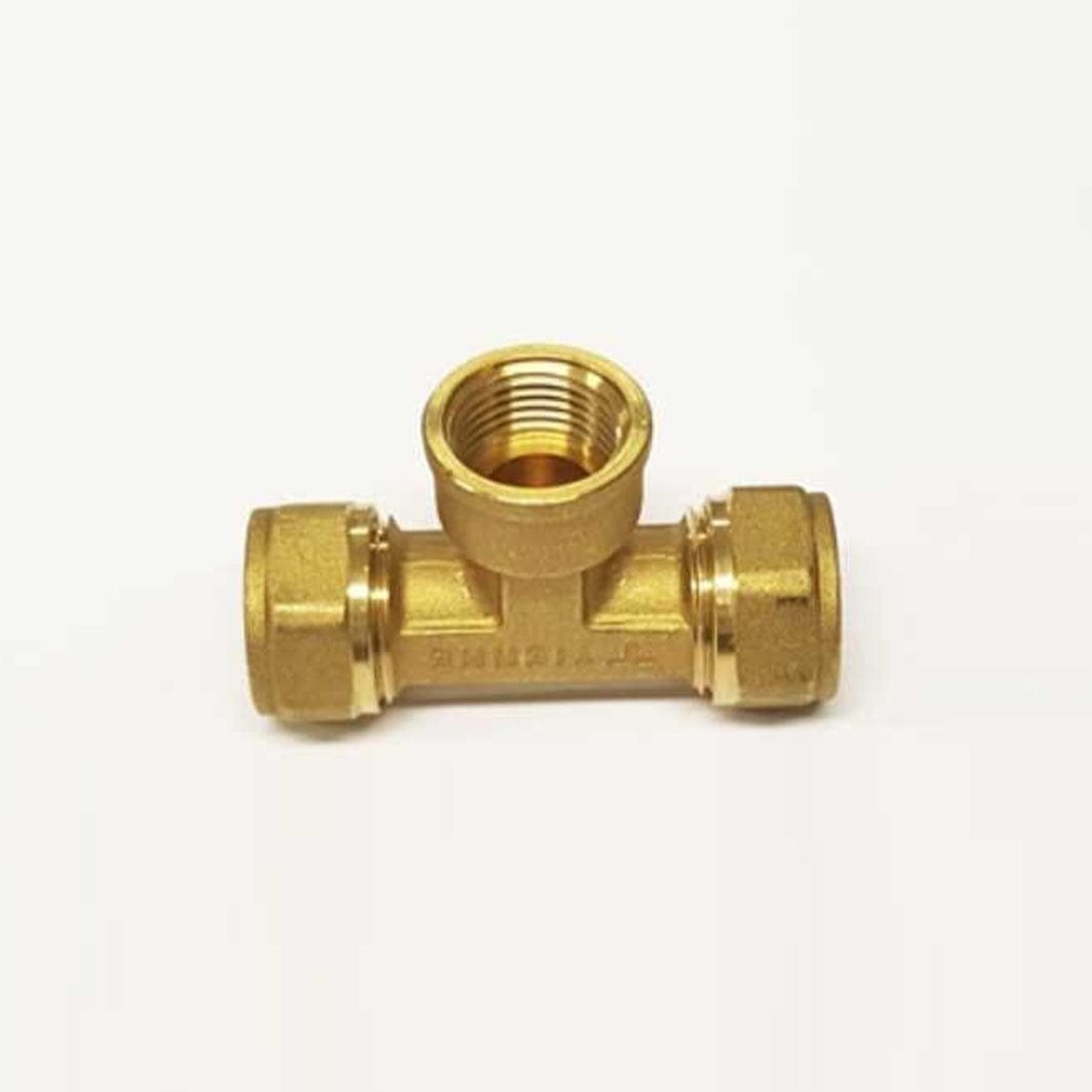 Høiax T-rør Pex 18mmx3/4"x18mm Høiax Rørdeler tappevann HO-5125204