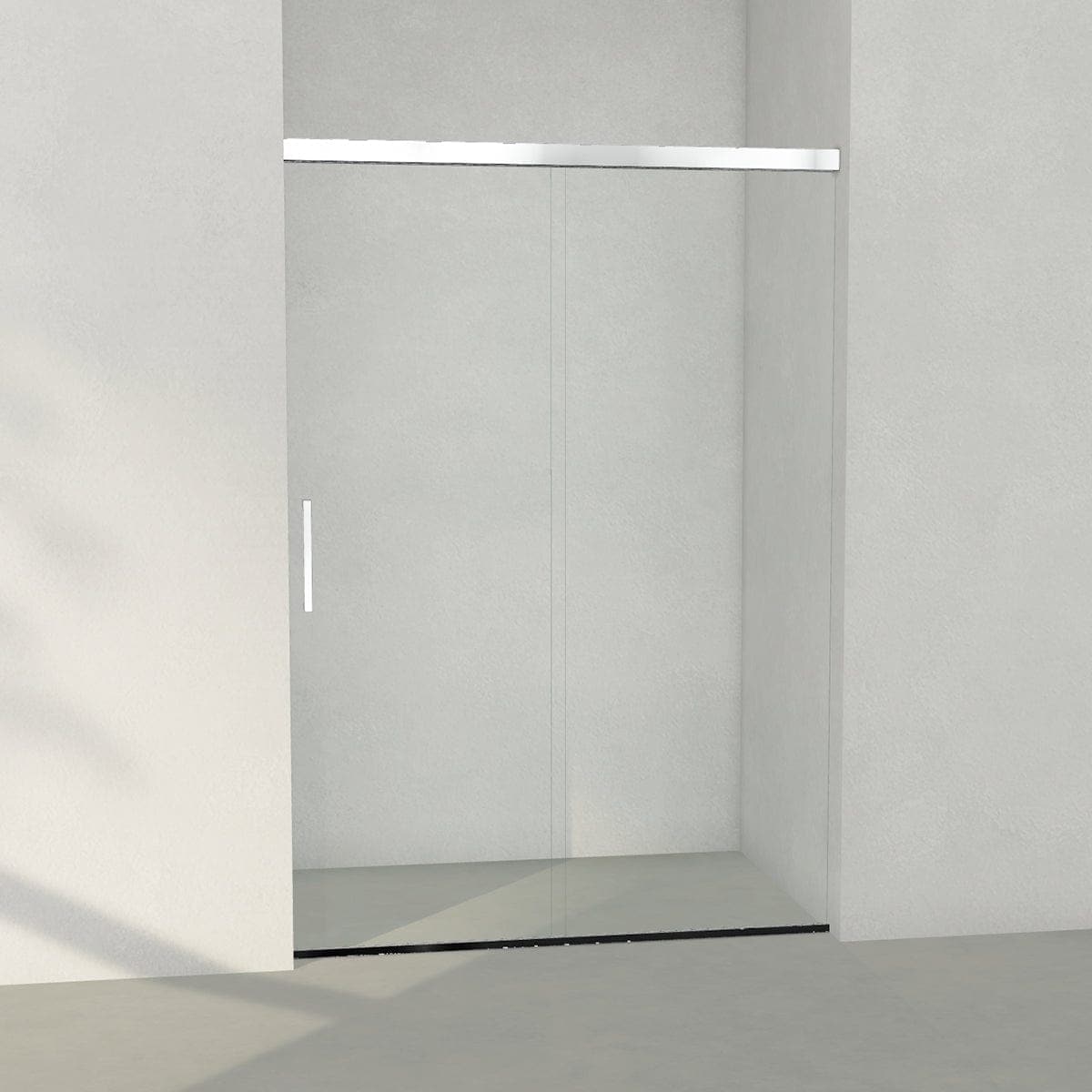 INR ARC Skyvedør Måltilpasset Krom / 900-1200cm / Klart glass INR Iconic Nordic Rooms Dusjnisje INR-118102300