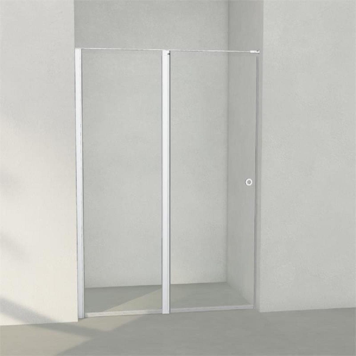 INR Dusjnisje LINC 5 Måltilpasset Matt aluminium / Måltilpasset - venstre / Klart glass INR Iconic Nordic Rooms Dusjnisje INR-505102900