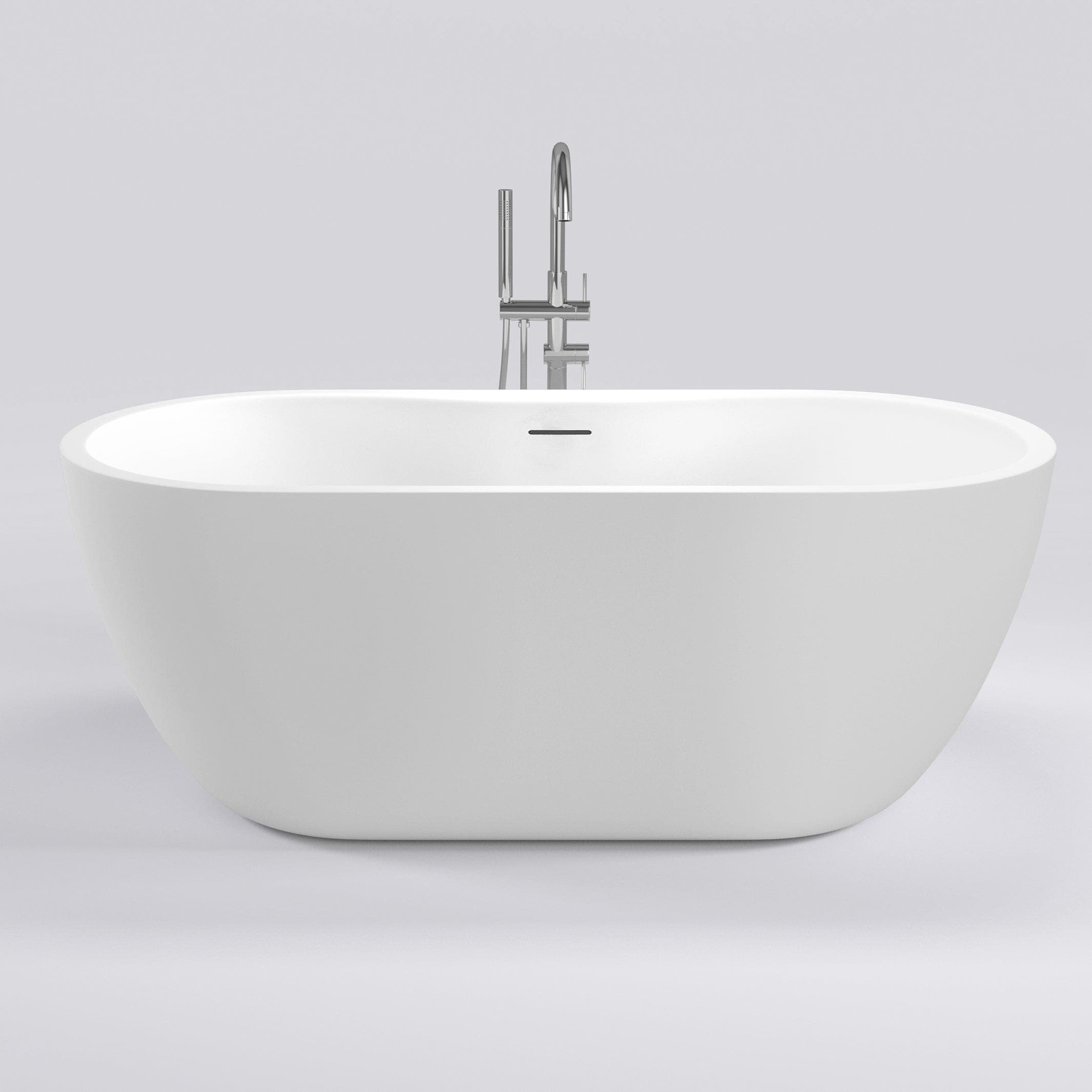 Sanipro ALFA Frittstående badekar 165 Hvit / 165cm Sanipro Frittstående badekar SA-2042