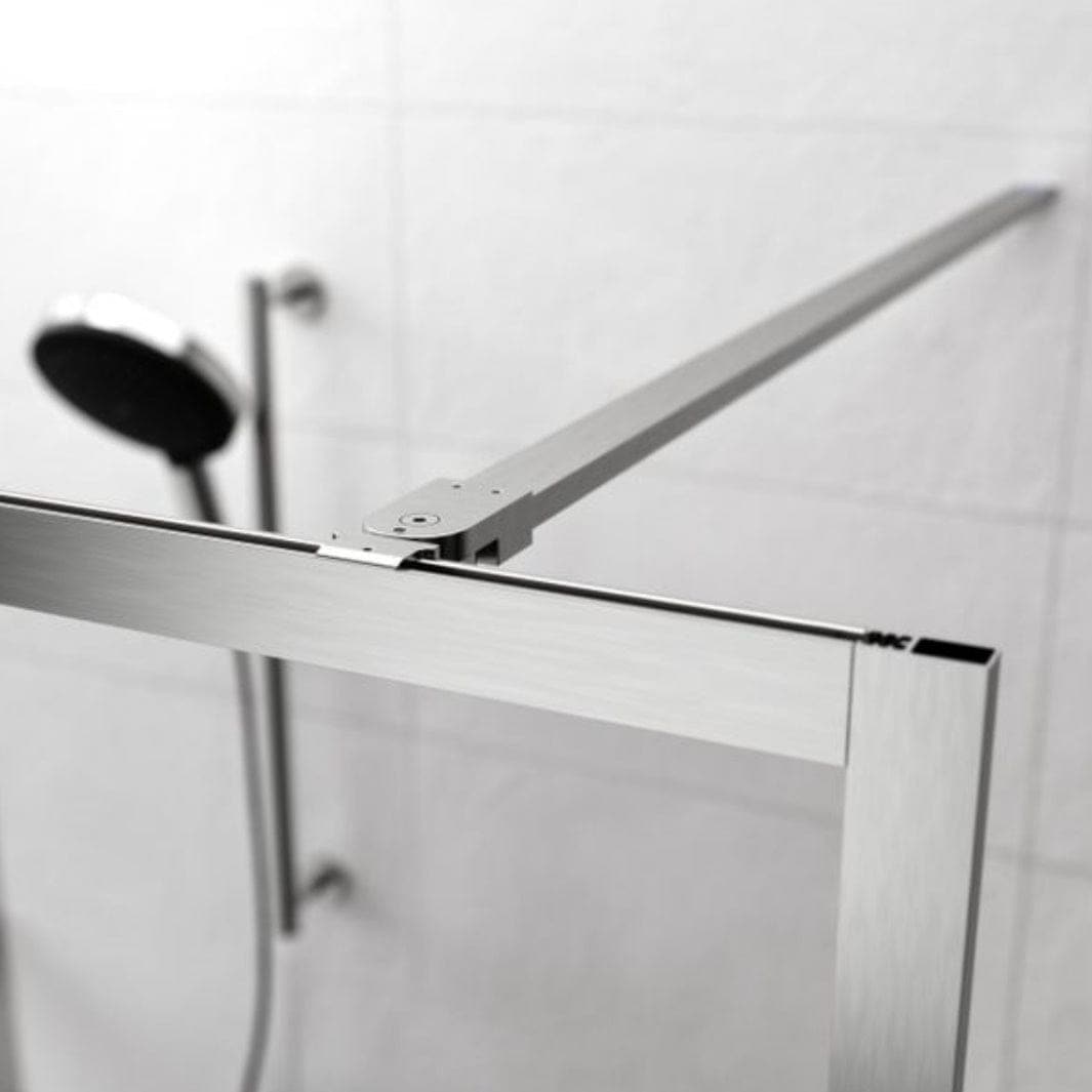 Sealskin Contour Stabiliseringsstag 100cm med festebraketter - kappbar Matt aluminium Sealskin Støttestag CO-CD82100X320000