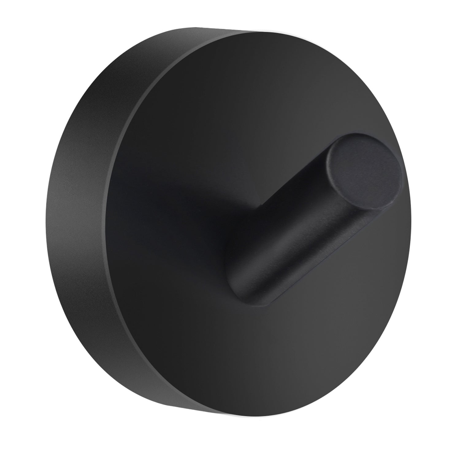 Smedbo 355 Stor Enkel Krok Home - kan limes Svart matt Smedbo Knagger SM-HB355