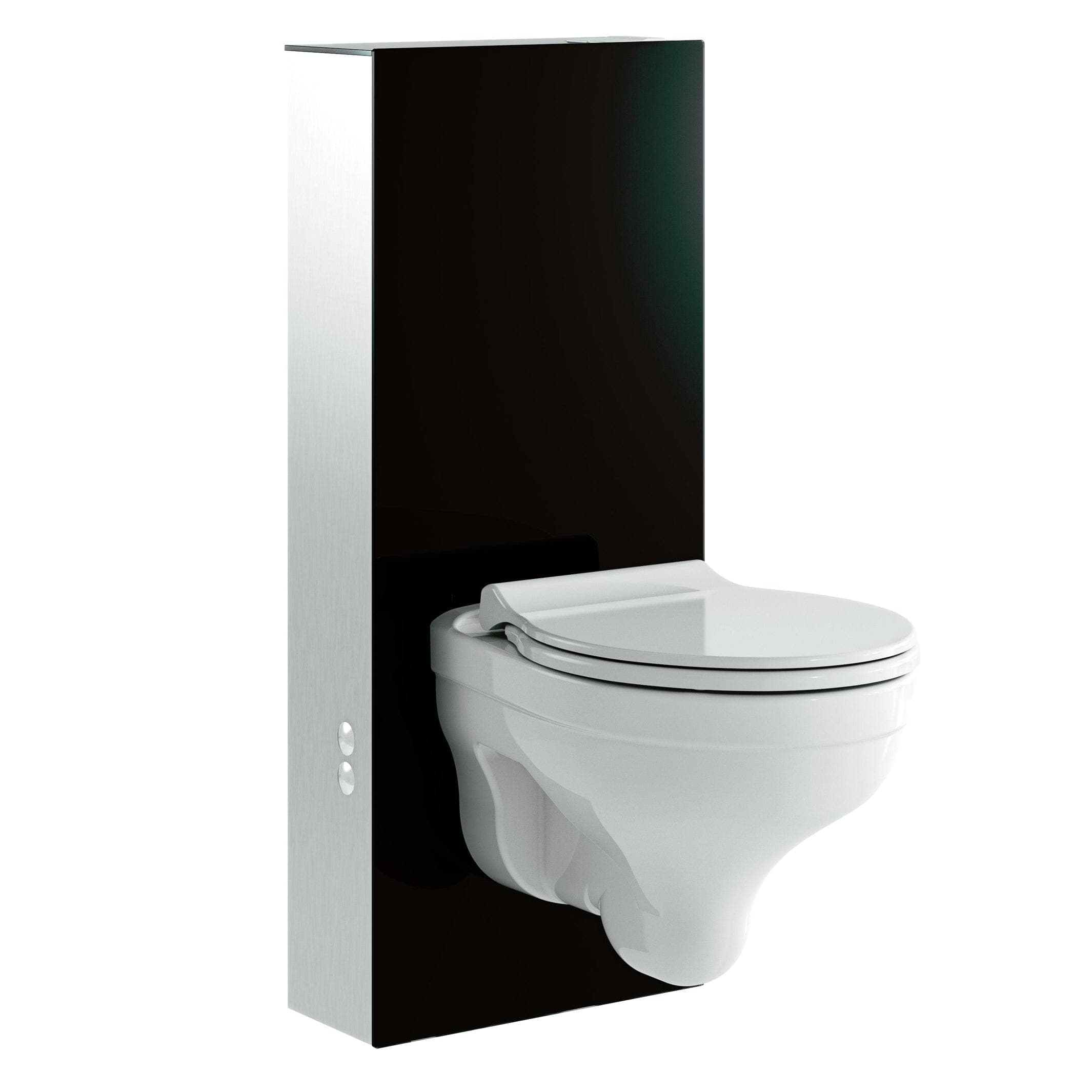 Svedbergs WC-Fixtur Glassboks 120mm Svart Svedbergs Innbyggingssisterne SV-90425