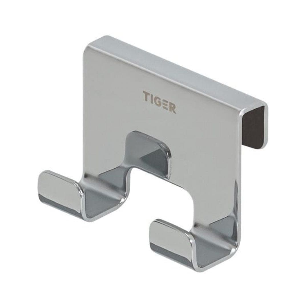 Tiger Caddy krok for glassvegg 6-8 mm Krom Tiger Knagger CO-T140133