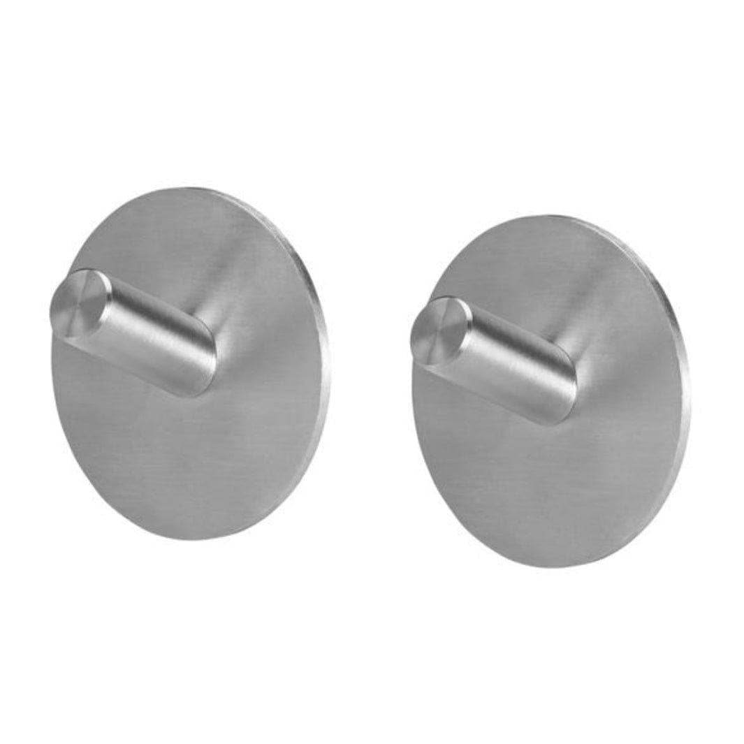 Tiger Rondo enkel krok 2 pk selvklebende Matt krom Tiger Knagger CO-1507530946