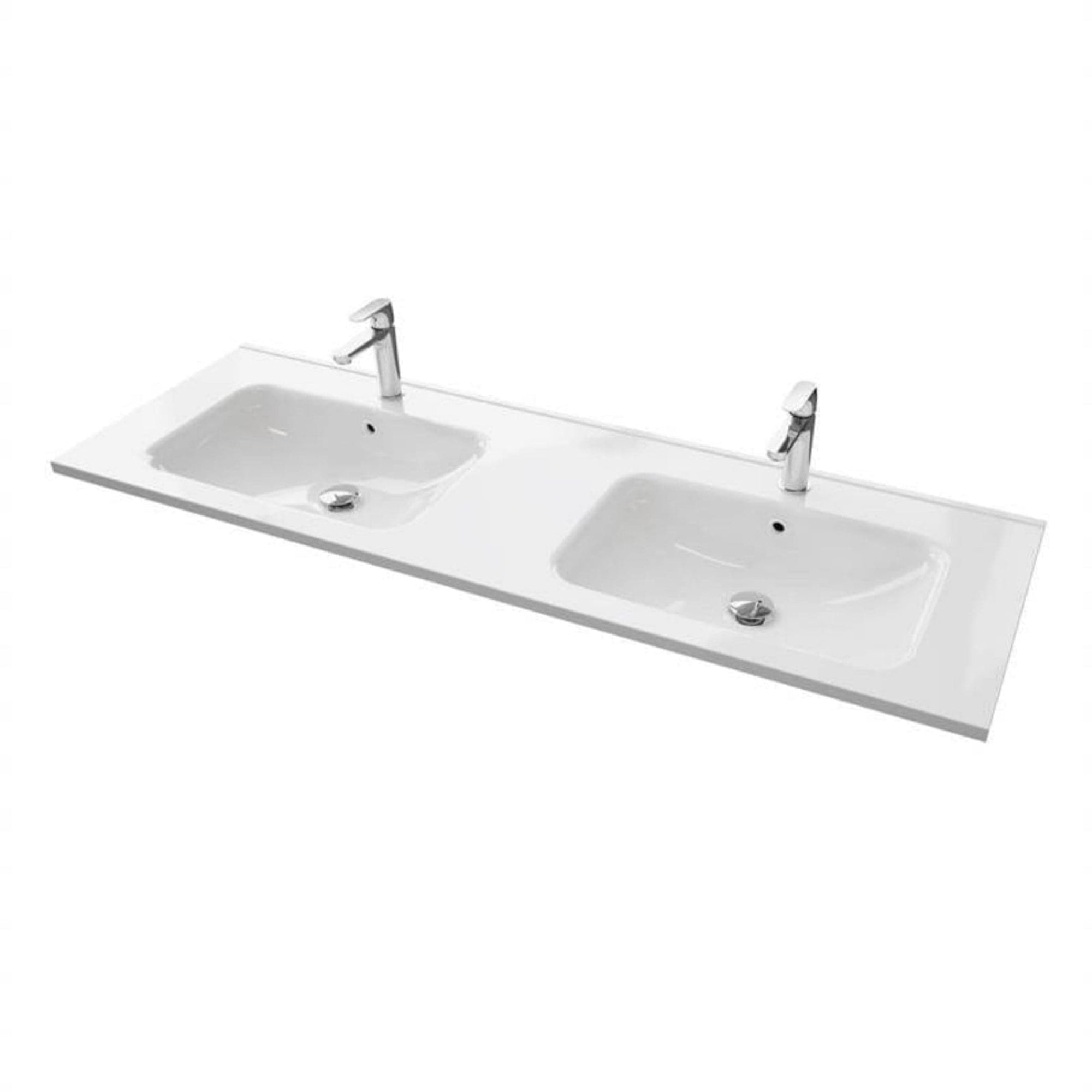VikingBad IDA D46 Thin Møbelservant B60-180cm - H2cm Hvit / 120cm dobbel VikingBad Møbelservant VB-007866