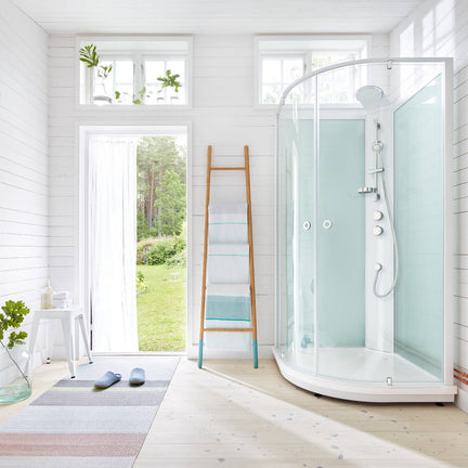INR Iconic Nordic Rooms Bric 4 Dusjkabinett med takdusj på Bad.no