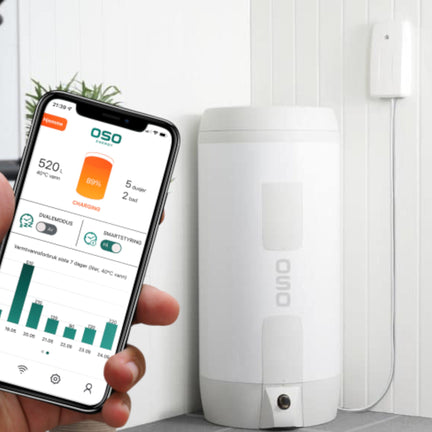 Smart varmtvannsbereder med OSO Charge