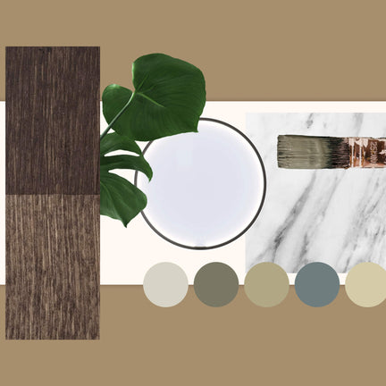 Sommerhytta 2023 farger moodboard