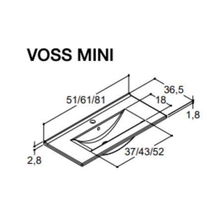 1904 Voss 3-i-1 Slim Møbelpakke